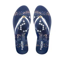 FOOT CARE Women Printed T-Strap Flats image 1