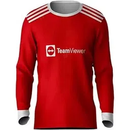 Football Team Ronaldo 7 Red Full Sleeve Mens Round Neck Tshirt 2021/2022-picture-45