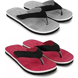 footexo Casual Slippers Combo For Men With EVA Sole-Durable & Lightweight-Stylish Flip-Flop-Cushioned Footbed-Comfortable Fit for Every Occasion-picture-10