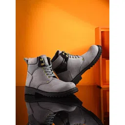 FOOTLOOSE Men Round Toe Lace Up Ankle Boots-picture-35