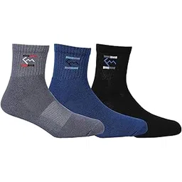 footmate Combed Cotton Mid-Calf Length Free Size Business Formal Socks for Men, Breathable Odor free Office & Sports High Ankle Socks-picture-46