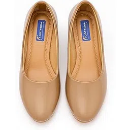 footpedia style meets comfort Women's Pump Block Heel Round Toe Slip On for Office and Casual Wear-picture-30