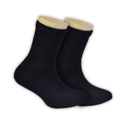 Footprints Pack Of 2 Anti-Odour & Organic Cotton Bamboo School Sports Socks - Black-picture-11