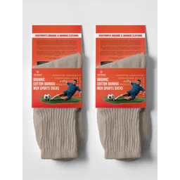 FOOTPRINTS Pack Of 2 Organic Cotton & Bamboo Calf-Length Socks-picture-15