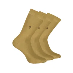 FOOTPRINTS Pack of 3 Men Odour Free Organic Cotton & Bamboo Formal Socks-image-11