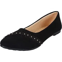 footshez Casual and Formal Lycra Flat Bellies for Women's and Girl's-New-picture-55
