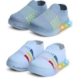 footstation Kids Slip-On LED Light Shoes, Pack of 2 (Combo)-picture-51