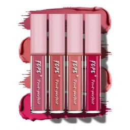 FOPE Set Of 4 Pout Perfect Long Lasting Smudge-Free Liquid Lipstick - 4 ml Each-picture-19