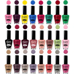 Super Shine Nail Polish Set of 24 Pcs Combo No-03,05 Pink, Green, Purple, Red Wine, Pink, Yellow, Magenta, Brown, Maroon, Black, Nude, Green, Purple, Peach-image-35