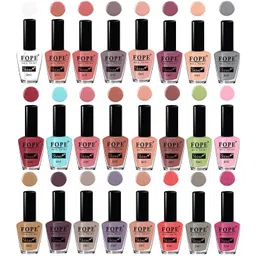 Super Shine Nail Polish Set of 24 Pcs Combo No-04,05 Pink, Green, Purple, Red Blue, Pink, Nude, Peach, White, Nude Grey, Old Brick , Nude, Green, Purple-image-34