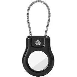 for Airtag Keychain Holder with Wire Cable, Secure Lock Air tag Holder, 360°Protective Air Tag Case Holder for Key ChainKey Ring, Car Keys Luggage Compatible with Apple Air tag-picture-17