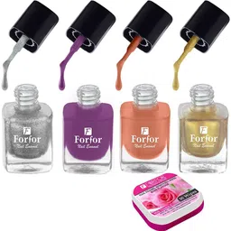 for for Perfect Stay Trendy Safe & Fast Dry ,Nail Art ,Glossy Finish Nail Polish Combo-picture-34