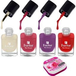 for for Perfect Stay Trendy Safe & Fast Dry ,Nail Art ,Glossy Finish Nail Polish Combo-picture-34