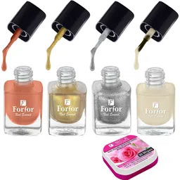 for for Perfect Stay Trendy Safe & Fast Dry ,Nail Art ,Glossy Finish Nail Polish Combo-picture-40