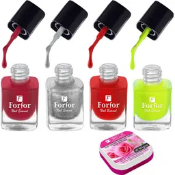 for for Perfect Stay Trendy Safe & Fast Dry ,Nail Art ,Glossy Finish Nail Polish Combo-picture-41