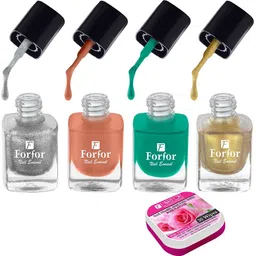 for for Perfect Stay Trendy Safe & Fast Dry ,Nail Art ,Glossy Finish Nail Polish Combo-picture-41
