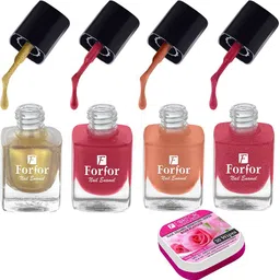 for for Perfect Stay Trendy Safe & Fast Dry ,Nail Art ,Glossy Finish Nail Polish Combo-picture-24