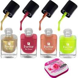 for for Perfect Stay Trendy Safe & Fast Dry ,Nail Art ,Glossy Finish Nail Polish Combo-picture-33
