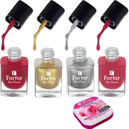 for for Perfect Stay Trendy Safe & Fast Dry ,Nail Art ,Glossy Finish Nail Polish Combo-picture-46