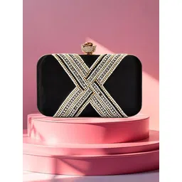 FOR THE BEAUTIFUL YOU Embellished Box Clutch-picture-26