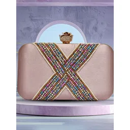 FOR THE BEAUTIFUL YOU Embellished Box Clutch-picture-28