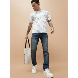 Forca by Lifestyle Men Tapered Fit Mid-Rise Light Fade Jeans-picture-24