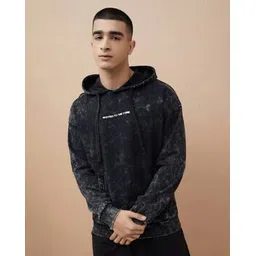 forca by lifestyle Men Typographic Print Regular Fit Hooded Sweatshirt-picture-35