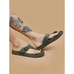 Forca by Lifestyle Men's Olive Thongs-picture-19