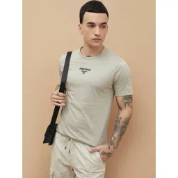 Forca By Lifestyle Sage Cotton Regular Fit Printed T-Shirt-picture-11