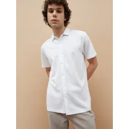 Forca By Lifestyle White Regular Fit Shirt-picture-36
