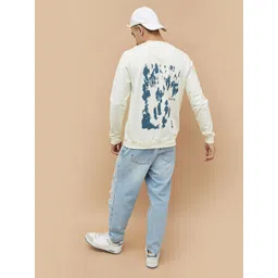 Forca Men Cotton Typography Printed Pullover Sweatshirt-image-7