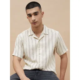 Forca Men Opaque Striped Casual Shirt-picture-10