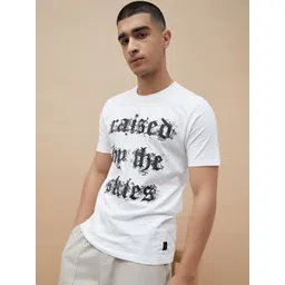 Forca Men Typography Round Neck Regular Fit Printed T-shirt-image-19