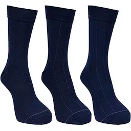 force nxt BY Dollar Full Length Cotton Comfort Socks for Men, Compact Cotton Stretch Crew/Mid Calf Length Socks (Free Size Pack of 3)-picture-17
