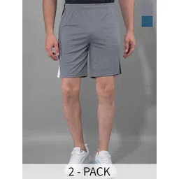 Force NXT Men Pack Of 2 Antimicrobial Technology Training or Gym Sports Shorts-picture-40