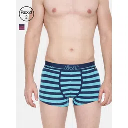 Force NXT Men Pack of 2 Striped Assorted Trunks MNFL-66-PO2-picture-41