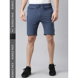 Force NXT Men Solid Pack of 2 Super Combed Cotton Bermuda-picture-41