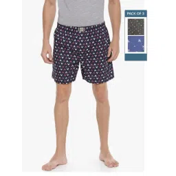 Force NXT Multicolored Cotton Regular Fit Printed Boxers - Pack Of 3-picture-27