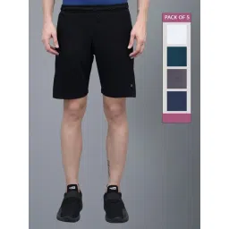 Force NXT Multicolored Regular Fit Sports Shorts- Pack Of 5-picture-28