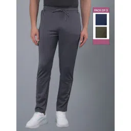 Force NXT Multicolored Regular Fit Sports Trackpants - Pack Of 3-picture-47