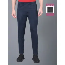 Force NXT Navy & Grey Regular Fit Sports Trackpants - Pack Of 2-picture-25