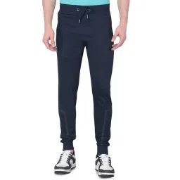 Force NXT Navy Cotton Regular Fit Joggers-picture-44
