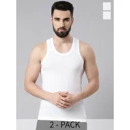 Force NXT Pack Of 2 Super Combed Cotton Undershirt Vests MNFF-141-R3-WHT-PO2-image-40