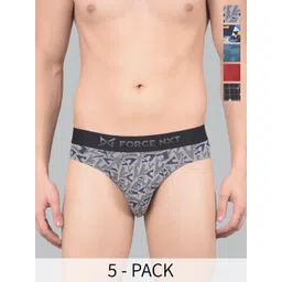 Force NXT Pack Of 5 Assorted Anti Microbial Basic Briefs MNFL-35P-ASST-PO5-picture-18