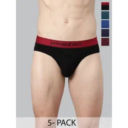 Force NXT Pack Of 5 Assorted Anti-Microbial Pure Cotton Briefs MNFL-35-R3-ASST-PO5-picture-22