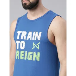 Force NXT Printed Super Combed Cotton Tank T-shirt image 5