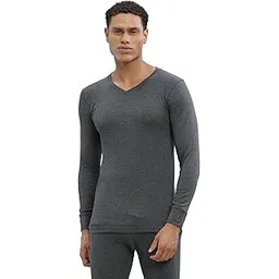 force nxt Super Combed Cotton Men V-Neck Thermal Top-picture-20