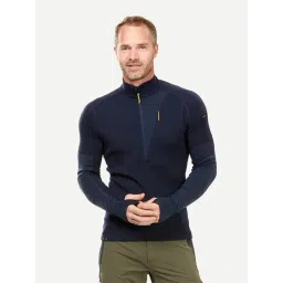 Forclaz by Decathlon Asphalt Blue Slim Fit Sports T-Shirt-picture-40