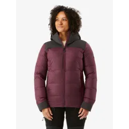 Forclaz by Decathlon Maroon Plain Down Jacket-picture-40