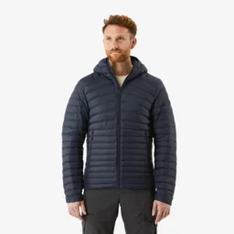Men Puffer Down Jacket For Trekking MT100 -5°C Blue-image-2